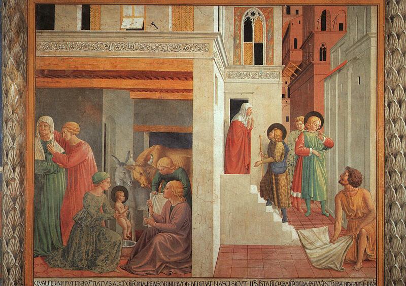 Benozzo Gozzoli The Birth of St.Francis and Homage of the Simple Man china oil painting image